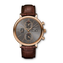 IWC IW391021 萬國柏濤菲諾系列計時18K玫瑰金男士自動機械腕錶
