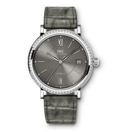 IWC IW458104 萬國柏濤菲諾系列鑲鑽中性款自動機械腕錶