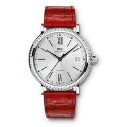 IWC IW458109 萬國柏濤菲諾系列鑲鑽中性款自動機械腕錶