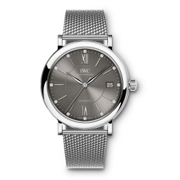 IWC IW458110 萬國柏濤菲諾系列鑲鑽中性款自動機械腕錶