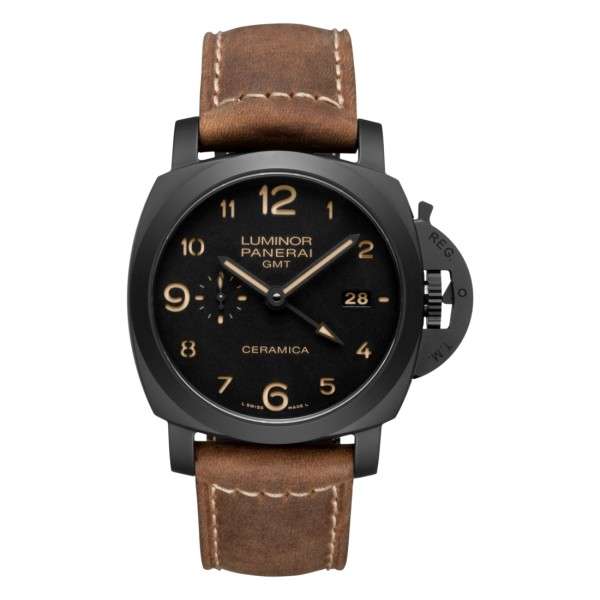 Panerai Luminor 1950 PAM00441 沛納海GMT陶瓷男士自動機械腕錶