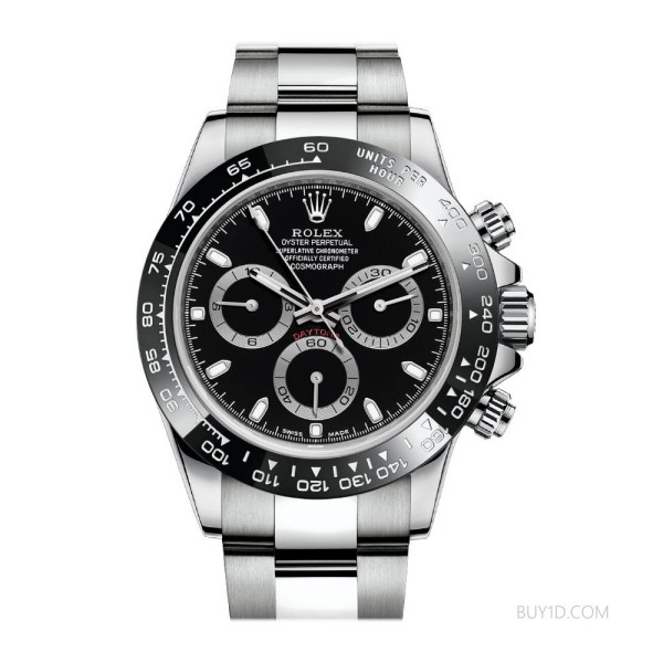 Rolex Daytona 116500LN-BK 勞力士地通拿陶質外圈黑盤男士自動機械腕錶