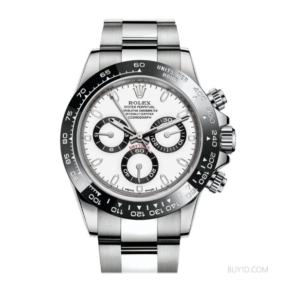 Rolex Daytona 116500LN 勞力士地通拿陶質外圈白盤男士自動機械腕錶