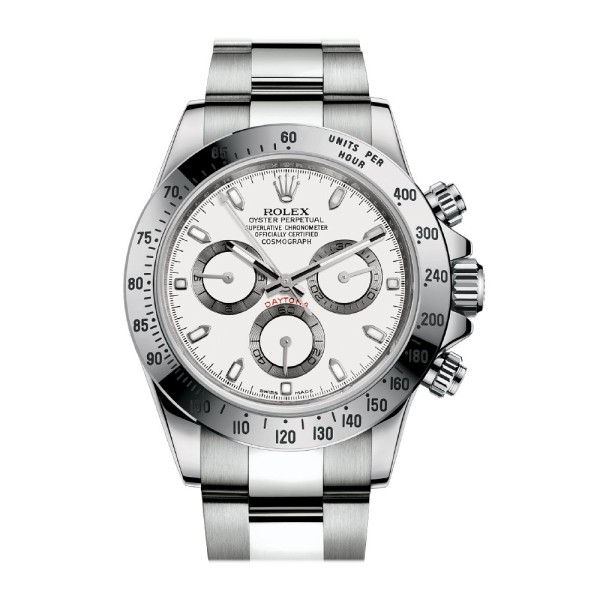 Rolex Daytona 116520 勞力士地通拿白盤男士自動機械腕錶