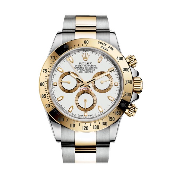 Rolex Daytona 116523 勞力士地通拿白盤男士自動機械腕錶