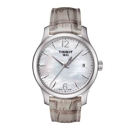 Tissot 天梭 Tradition T063.210.17.117.00 女士石英腕錶