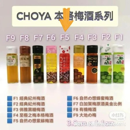 CHOYA 自然の想紫蘇梅酒 F5 微縮作品