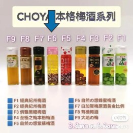 CHOYA 自然の想蜂蜜梅酒 F6 微縮作品