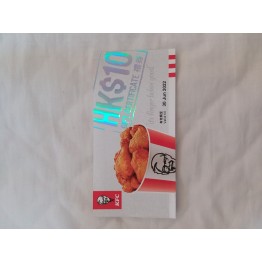 KFC現金券