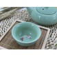 T2112007S 青瓷鲤魚茶具套 Chinese Style Porcelain Tea Set, Carp