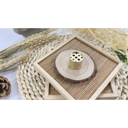 B2112008 銅大九孔香插 Incense holder ( 9 holes )