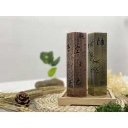 B2112029B 長方禪竹香插（青銅色） Incense Stick Holder, Bamboo