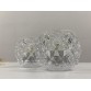 B2112040 透明酥油燈座(鳳梨款) Diamond Pattern Glass, Butter Lamp Holder, candle holder