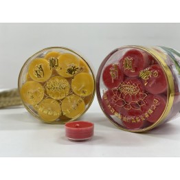 B2112070A 28粒酥油燈 4小時 (紅色) 4 Hour Butter Lamp, Red, 28 pcs