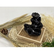 B2112033 黑瓷倒流香座 Waterfall Backflow Incense Holder