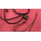 B2112030E 祥雲木珠立體款掛繩 (可調節)：咖啡色 Adjustable Lanyard, Brown