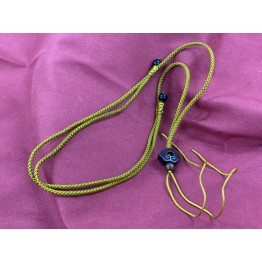 B2112030F 祥雲木珠立體款掛繩 (可調節)：土黃色 Adjustable Lanyard, Yellow