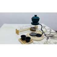 T2112083 綠陶自動泡茶器 (祥雲) automatic tea brewing set 