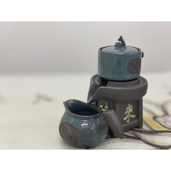 T2112091 石來運轉自動泡茶器 (石磨款) automatic tea brewing