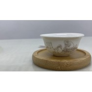 T2112060J 白瓷茶杯(茶聖) Ceramic Tea Cup, The Saint of Tea