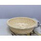 P2112006 仿藤编籃 奶油色 圓形 25*6cm rattan basket