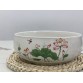 T2112037 白瓷茶洗-紅荷 Porcelain Tea Bowl, Dragonfly on the pond