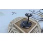 B2112026B 紅銅色青蛙荷花倒流香座 Backflow Incense Holder, Frog in the Water Lily Pond