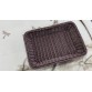 P2112006 仿藤编篮 深咖啡色 30*20*7cm rattan basket