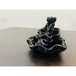 B2112033A 黑瓷倒流香座(大) Waterfall Backflow Incense Holder