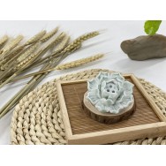 B2112019C 淺綠蓮花香插 Light Green Lotus Incense Holder