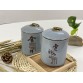 T2112057 直平瓷茶罐【禪心如茶】 Tea Ceramic Canister,