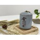 T2112057A 直平瓷茶罐【捨得】 Tea Ceramic Canister,