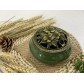 B2112023 瓷香爐 (祖母綠) Incense Cone Burner, Emerald-colored